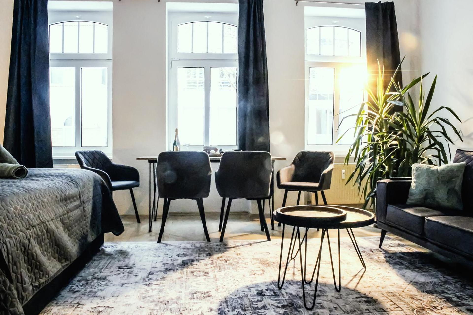 Nuwilu One - Apartment Mit Balkon Im Herzen Erfurts - Magenta Tv- Netflix - Disney Buitenkant foto